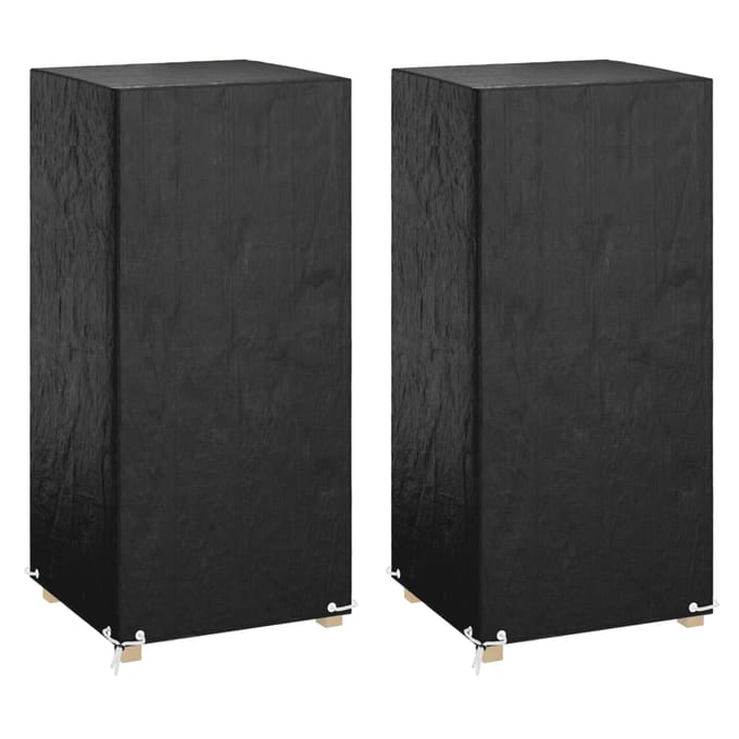 vidaXL - Tuinstoelhoezen - 2 - st - 8 - oogjes - 75x70x140 - cm - polyetheen