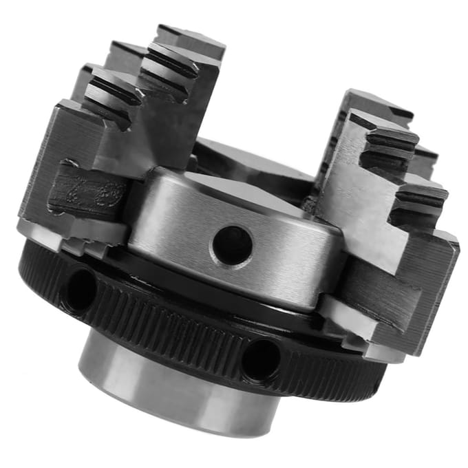 50mm Mini 4 Klauw Omkeerbare Zelfcentrerende M14 Draadmontage Draaibank Handmatige Klauwplaat K0250