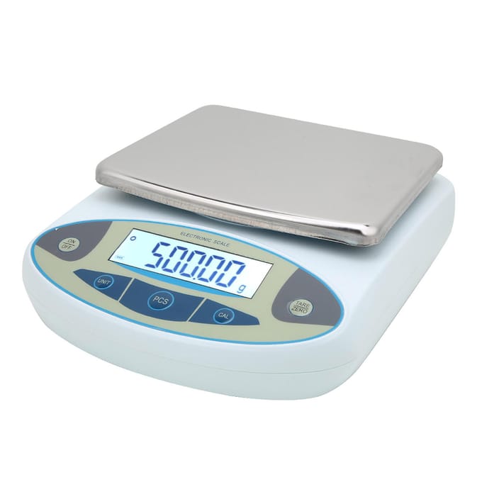 5000g 0.01g Balance Numérique Balance de Laboratoire Balance Électronique de Pesage Balances pour Bijoux white