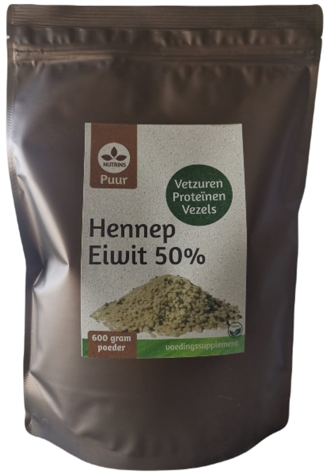 Nutrins Hennep eiwit 600 gram