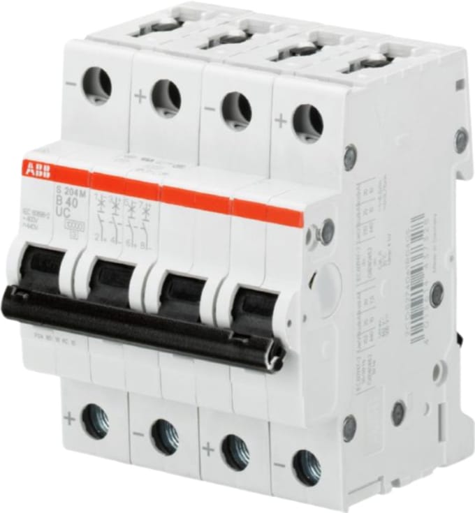 ABB 2CDS274061R0205 S204M-B20UC Zekeringautomaat 4-polig