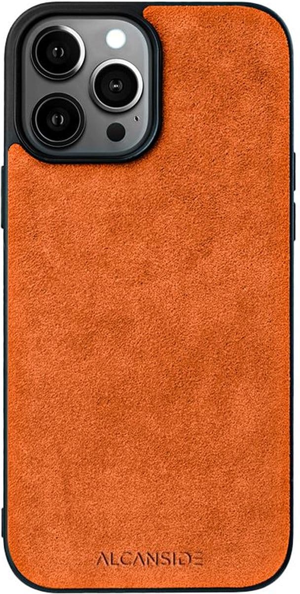 iPhone 12 Pro Max - Alcantara Back Cover - Orange