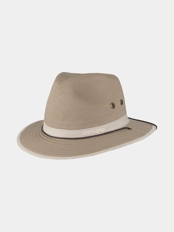 Hatland Campwood - Hoed - Beige - Maat L