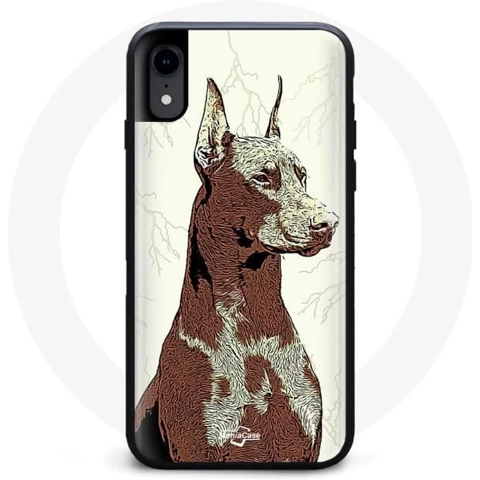 Iphone X Doberman-hoesje