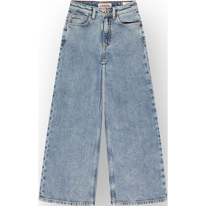 Meisjes Extra Wide Leg Jeans Cita