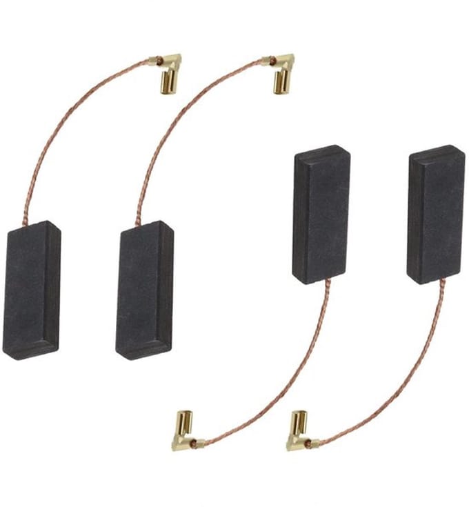 Koolborstels 2 paar - Vervanging voor Grasmaaier - 29x11.2x6.2mm - Compatibel met Flymo/Dewalt - Hoge sterkte - Lange levensduur - Koolborstel