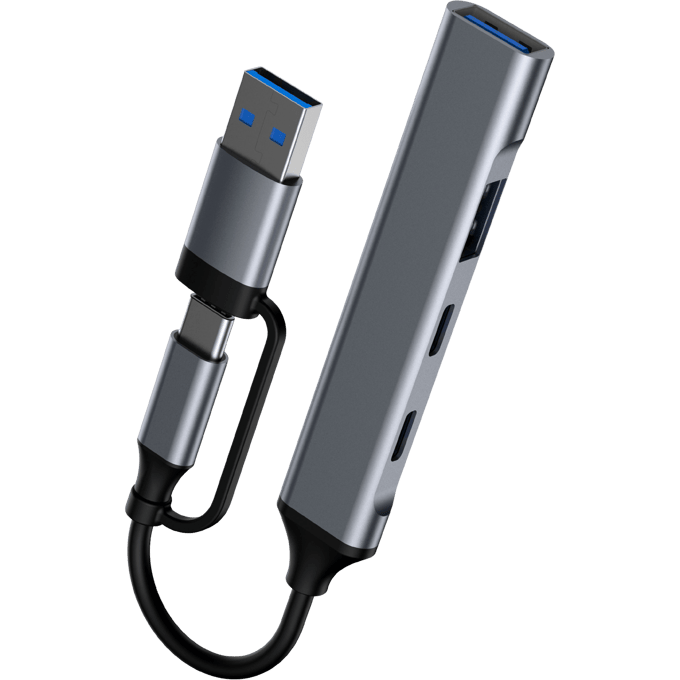 Musthavz FlexHub 4-in-1 Zwart