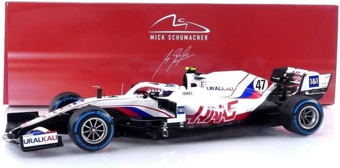 Haas F1 Team VF-21 #47 Belgian GP 2021 - 1:18 - Minichamps