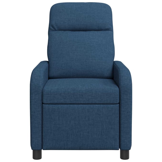 vidaXL - Recliner - Blauw - Stof