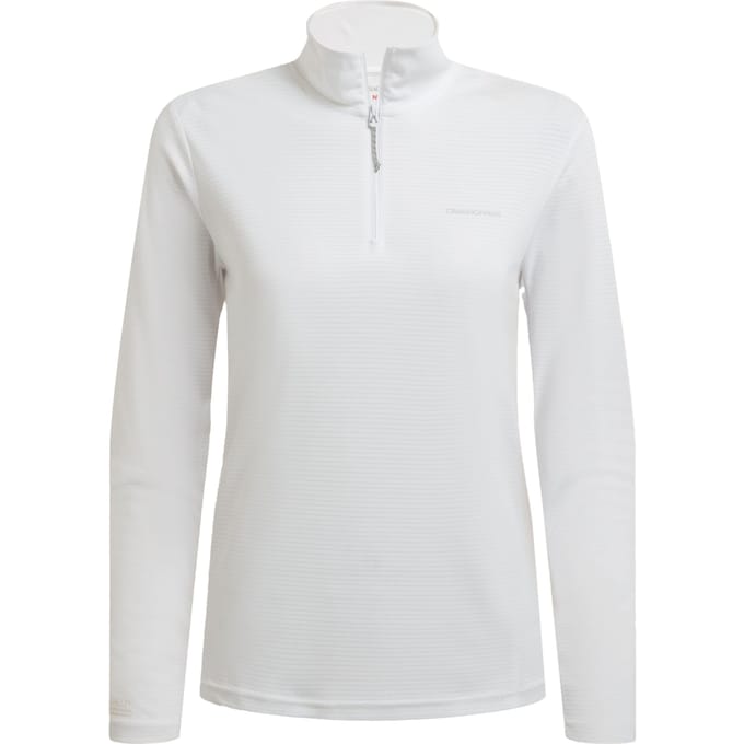 Craghoppers Dames/Dames Nosilife Half Zip Top (Wit)