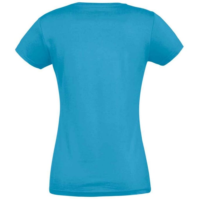 SOLS Dames/Dames Imperial T-shirt (Aqua)