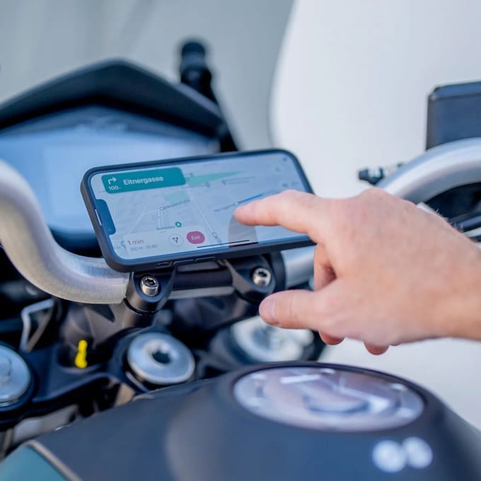 SP Connect Moto Bundle LT met Universal Interface SPC+ Telefoonhouder Motor - Zwart