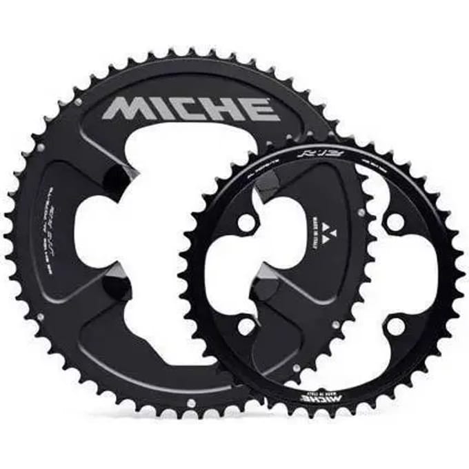 Miche Kettingblad UTG R92 12v 52 tands zwart met boutjes