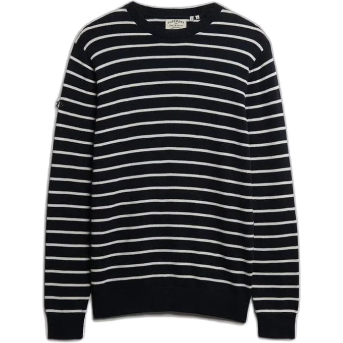 Superdry - The Merchant Store Bretonse Trui Relaxed Pasvorm - Heren - Sweaters