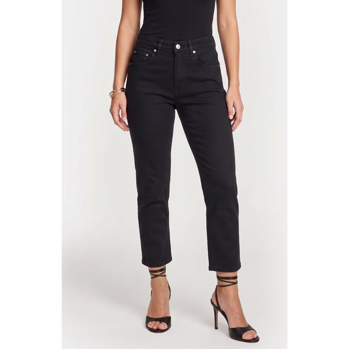 ARKET Jade Cropped Stretch Black Größe: W27 | Skinny Pants Outlet | Damen | Schwarz