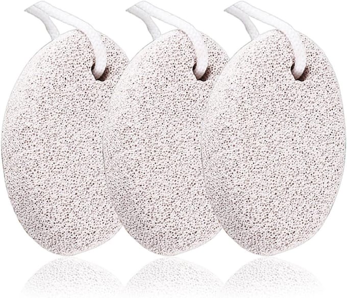 3-Pack Natuurlijke Puimsteen voor Harde Huid en Eeltverwijdering Voetverzorging