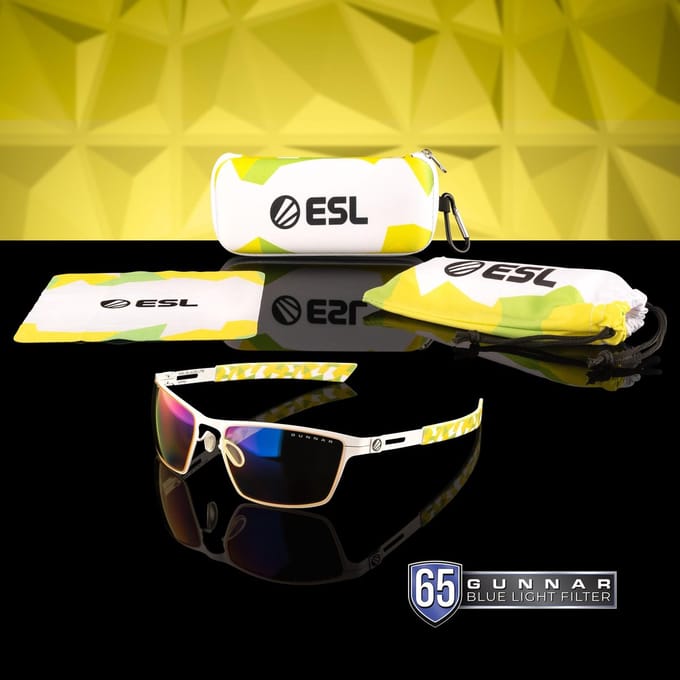 GUNNAR - ESL Blade Lite - Gaming Bril - Computerbril - Blauw Licht Bril - Blue Light Glasses Zonder Sterkte Amber