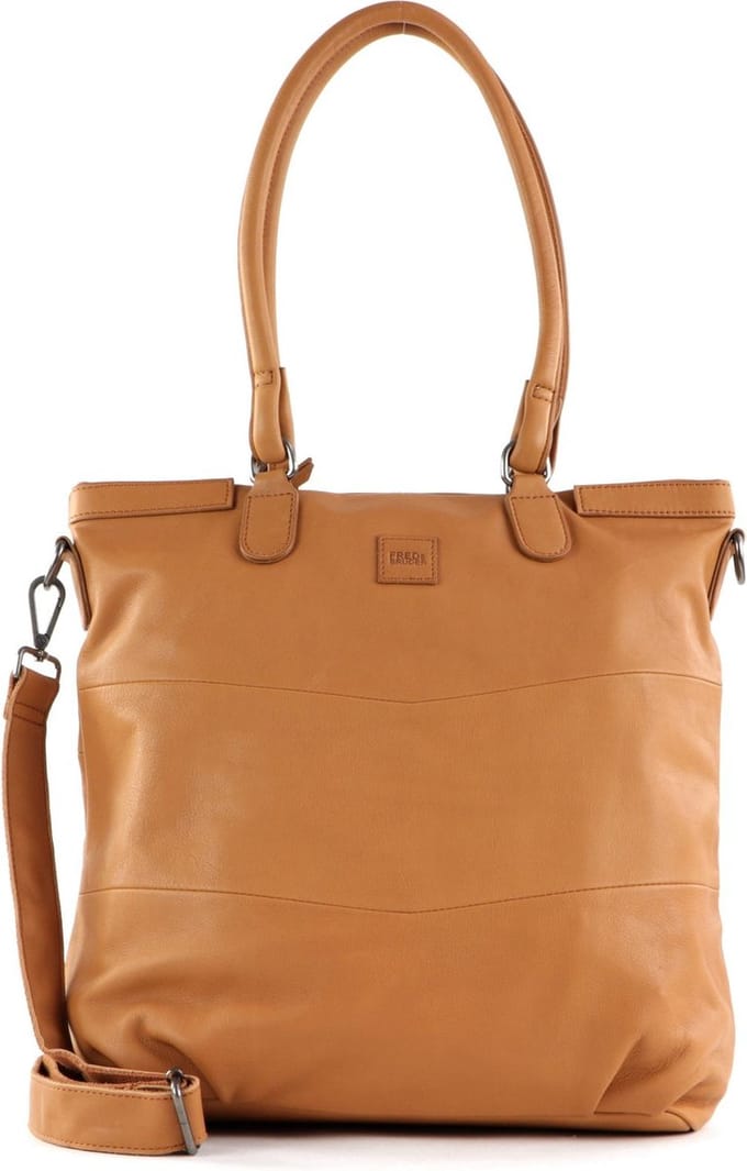 FREDsBRUDER Leren Schoudertas PGL Tote Bag Cinnamon Bruine