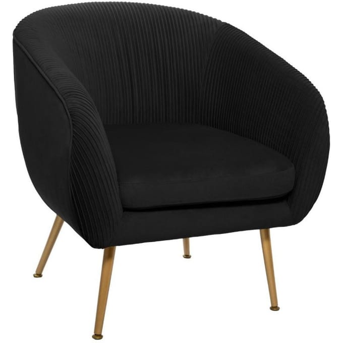 Eazy Living Fauteuil Delray Zwart