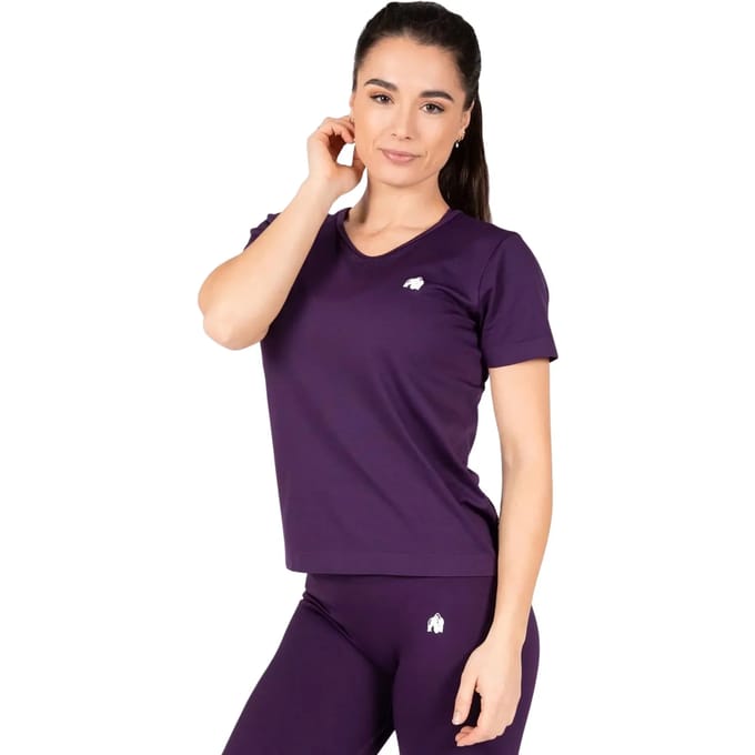 Gorilla Wear Neiro Seamless T-Shirt - Paars - S/M