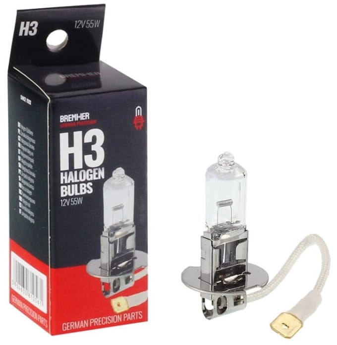 h3 gloeilamp halogeen - 12v 55w - e4 keurmerk - gloeilamp - koplamp
