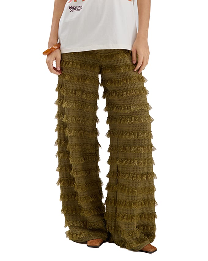 Harper & Yve Lo-pa Broeken Dames - Khaki - Maat S