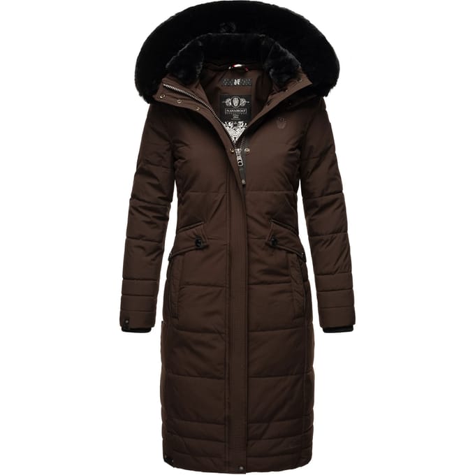 Navahoo Dames Winterjas Fahmiyaa – Lang, Warm & Functioneel met Capuchon