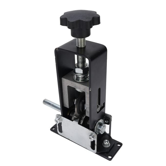 Koperdraad Stripmachine Multifunctioneel 2 in 1 Ontwerp Draagbaar Boormachine Aangedreven Handzwengel Draad gray