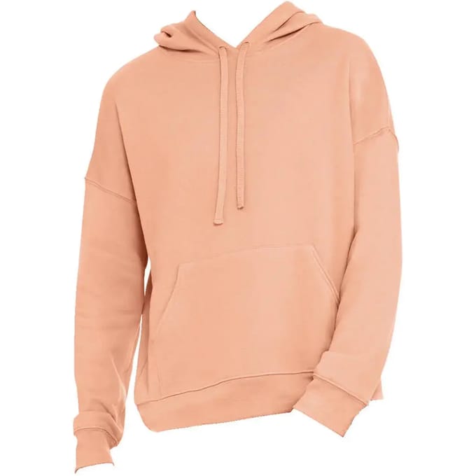 Bella+Canvas Unisex Sponge Fleece Pullover DTM Hoodie CV3729 - Peach - L