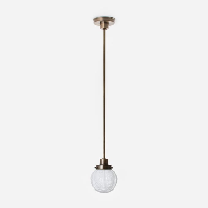 Hanglamp Guimard Flower 20's Brons - Art Deco Trade