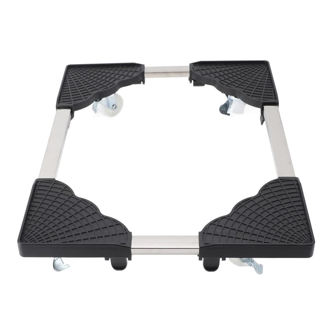 Support PC tour d'ordinateur avec roulettes, support CPU mobile rétractable universel à roulettes white