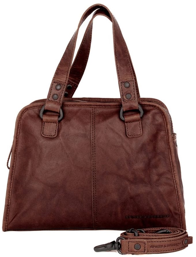 Leren Handtas - Danine - Donkerbruin