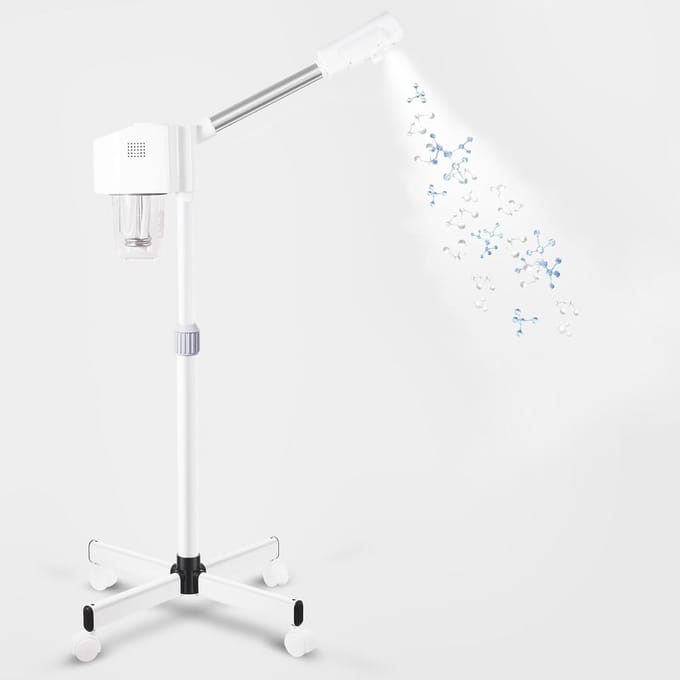 Professionele gezichtsstomer met hete nevelspray voor thuisgebruik en spa