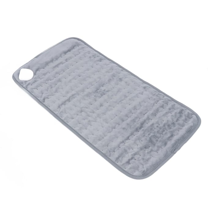 Coussin Chauffant Électrique Température Constante Garde au Chaud Coussin Chauffant en Velours Doux pour l'Hiver Gris EU bleu