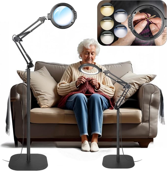 Vergrootglas met Verlichting - Loelamp - Vergrootlamp - Handig