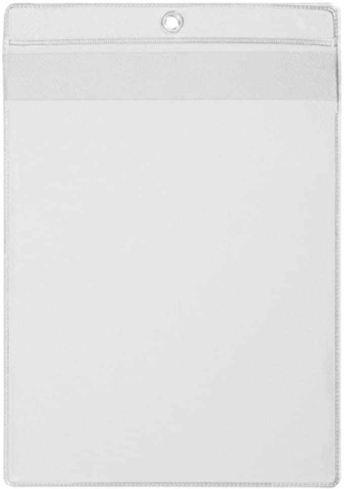 DURABLE ophangmapje, oog om op te hangen, transparant, kunststof, DIN A4, 10/VE