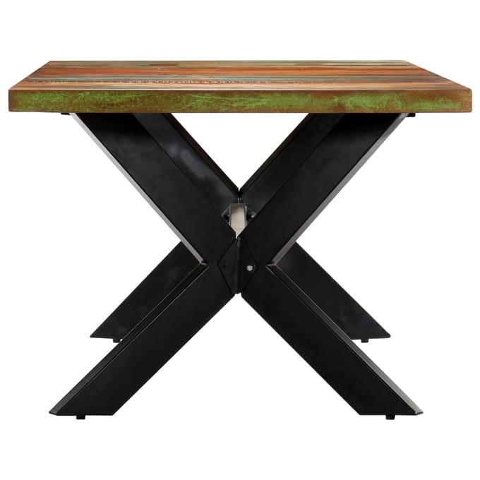 vidaXL - Eettafel - 200x100x75 - cm - massief - gerecycled - hout