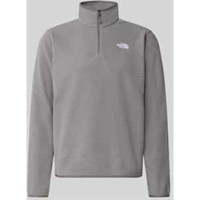 Fleecepullover met schipperskraag model 'GLACIER'