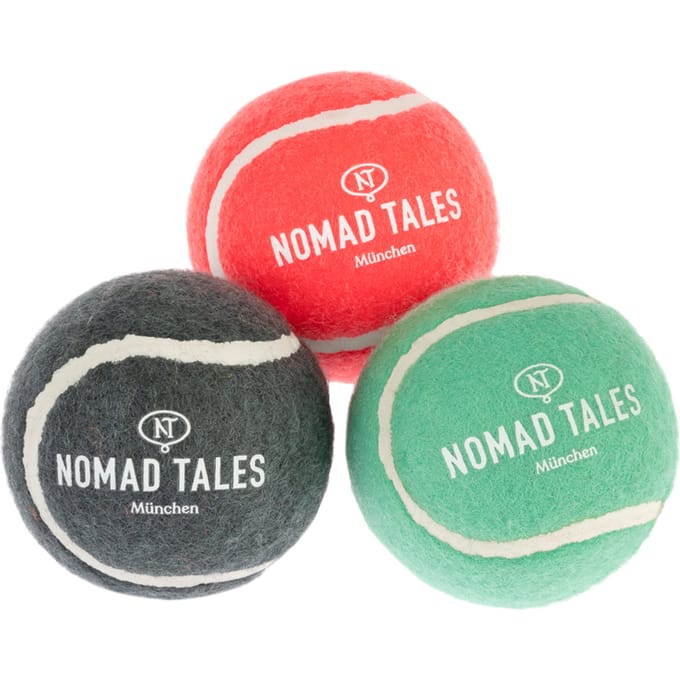 Nomad Tales Bloom Tennisballen Set - Set van 3, Ø 6,25 cm