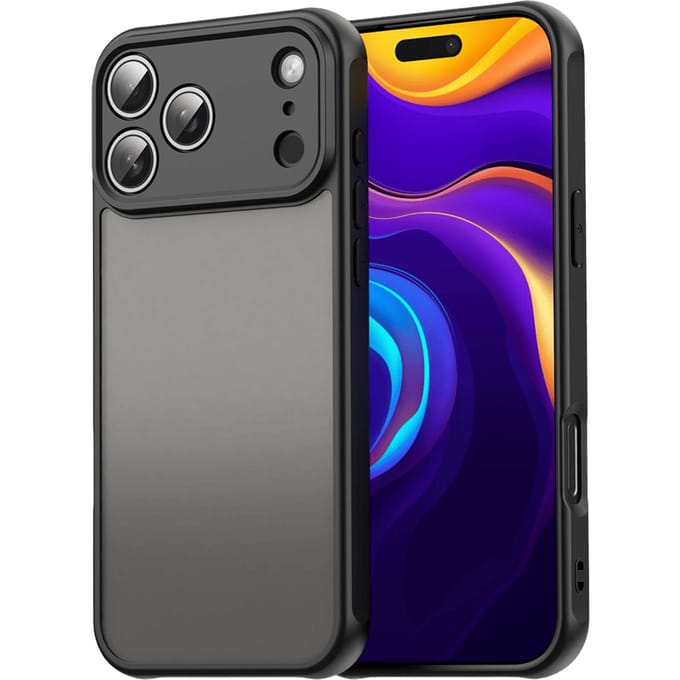 Mocaa Apple iPhone 17 Pro Max Slim Anti-Shock Hoesje Zwart