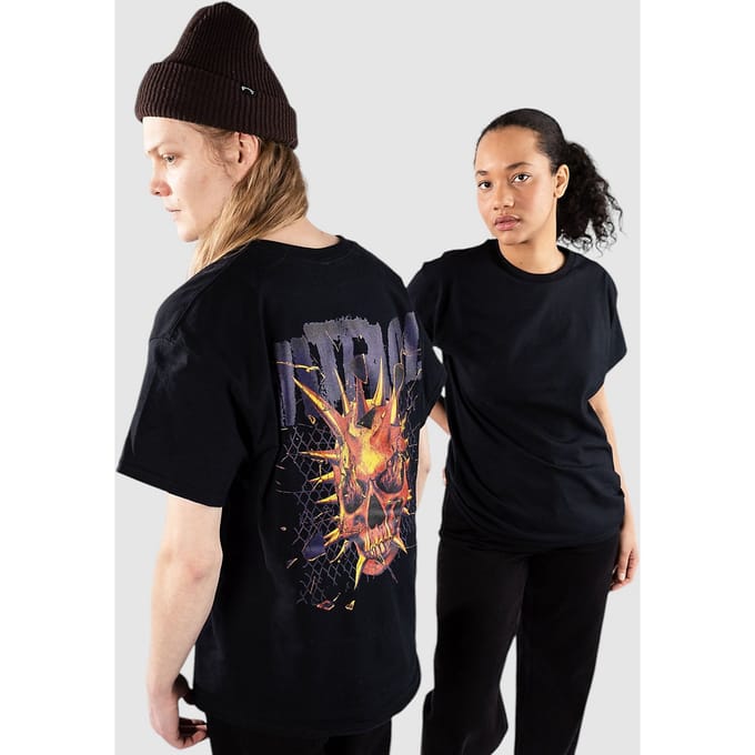Vitriol Punk Skeleton T-Shirt zwart