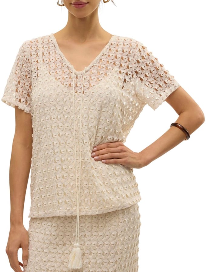 Vero Moda Dylie V-neck Woven Shirt Dames - Maat S