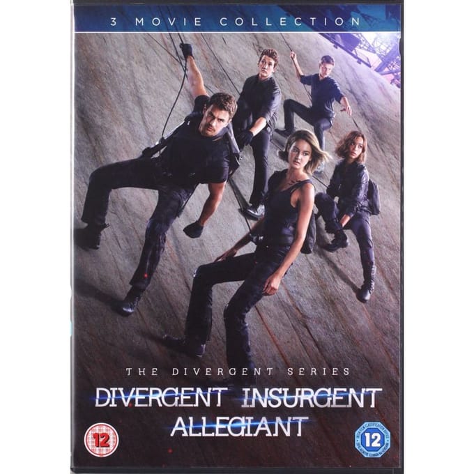 Divergent-Insurgent-Allegiant - Dvd  Import Geen Nederlandse Ondertiteling.