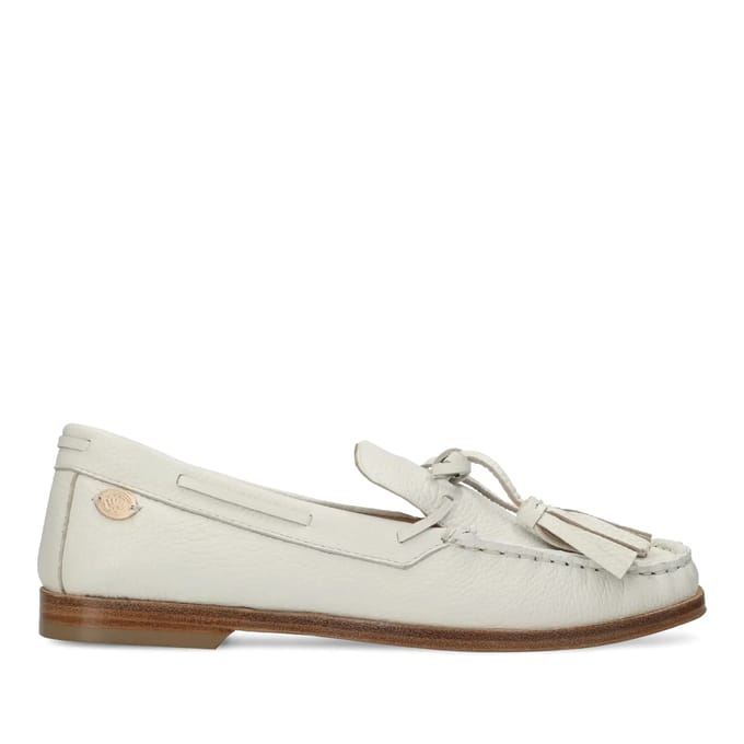 Fred De La Bretoniere - Gemma Tassel Loafers Softanil Wit - Maat 40