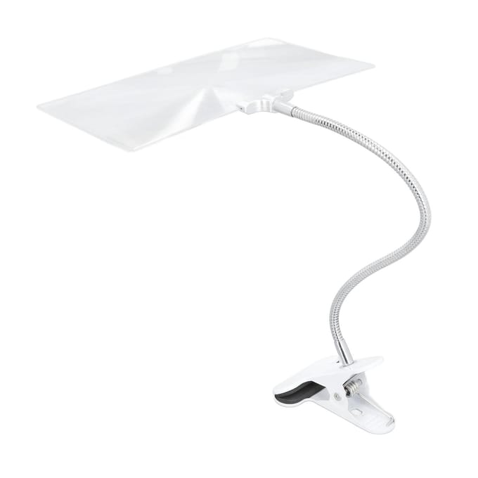 Groot Vergrootglas met Klem 4x Vergroting Grote Heldere Lens Flexibele Slang Vergrootglas voor