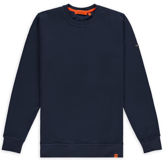 ASPACT Mylo Crewneck Blue Taglia: S | Maglioni a maglia Outlet | Unisex | Blu