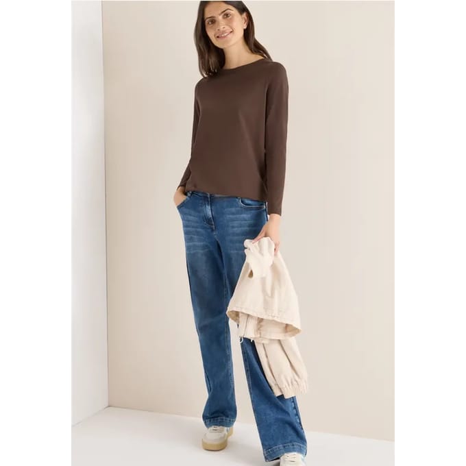 Shirt in effen kleur