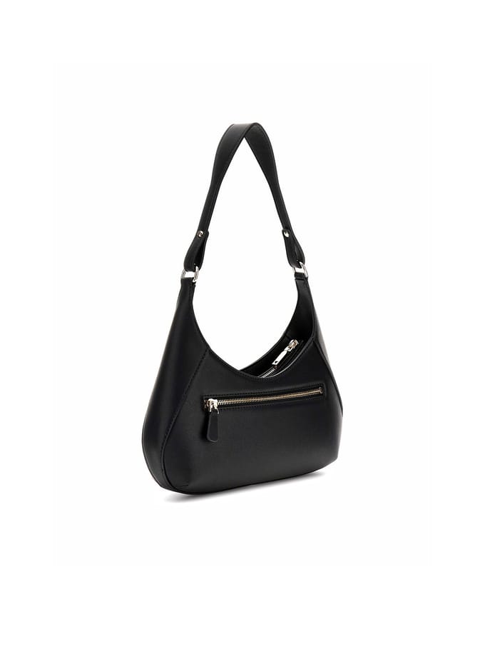 GUESS schoudertas Mimina Top Zip Shoulder Bag Black zwart