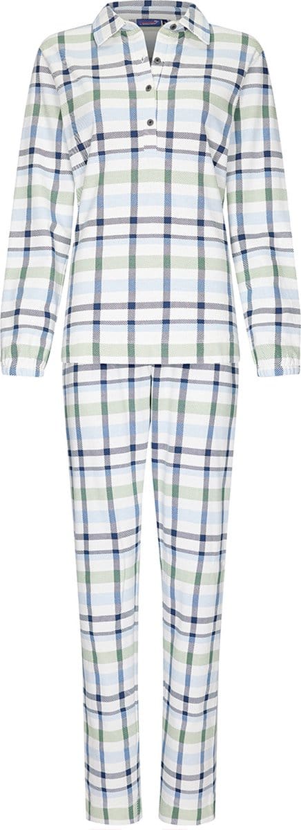 Geruite pyjama French terry Febe