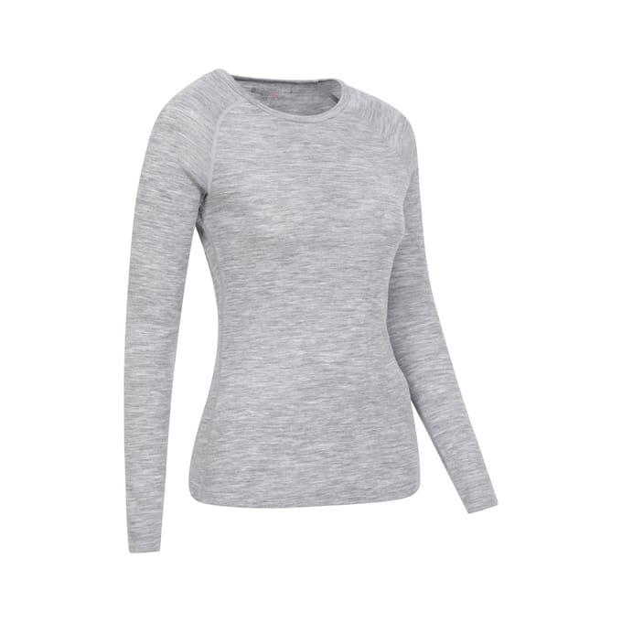 Mountain Warehouse Dames/Dames Merino II Thermo Top (Lichtgrijs)